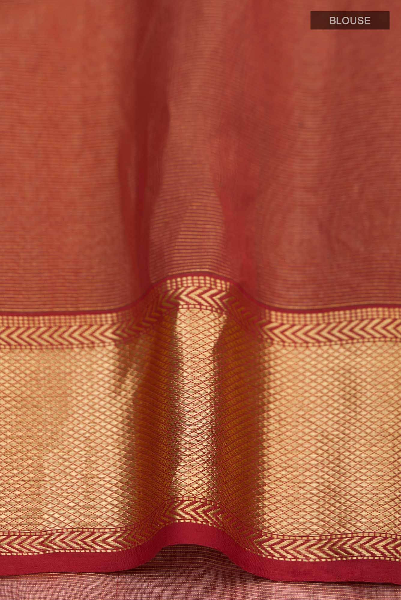 Black Maheshwari Silk Cotton Saree