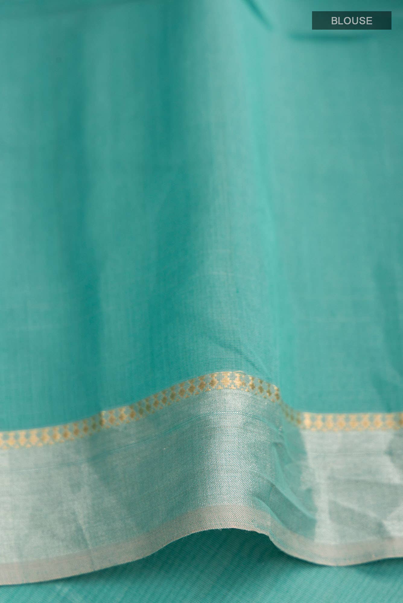 Green Maheshwari Silk Cotton Saree