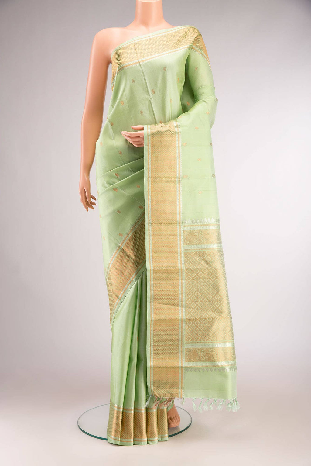 Green Kanchipuram Silk Saree