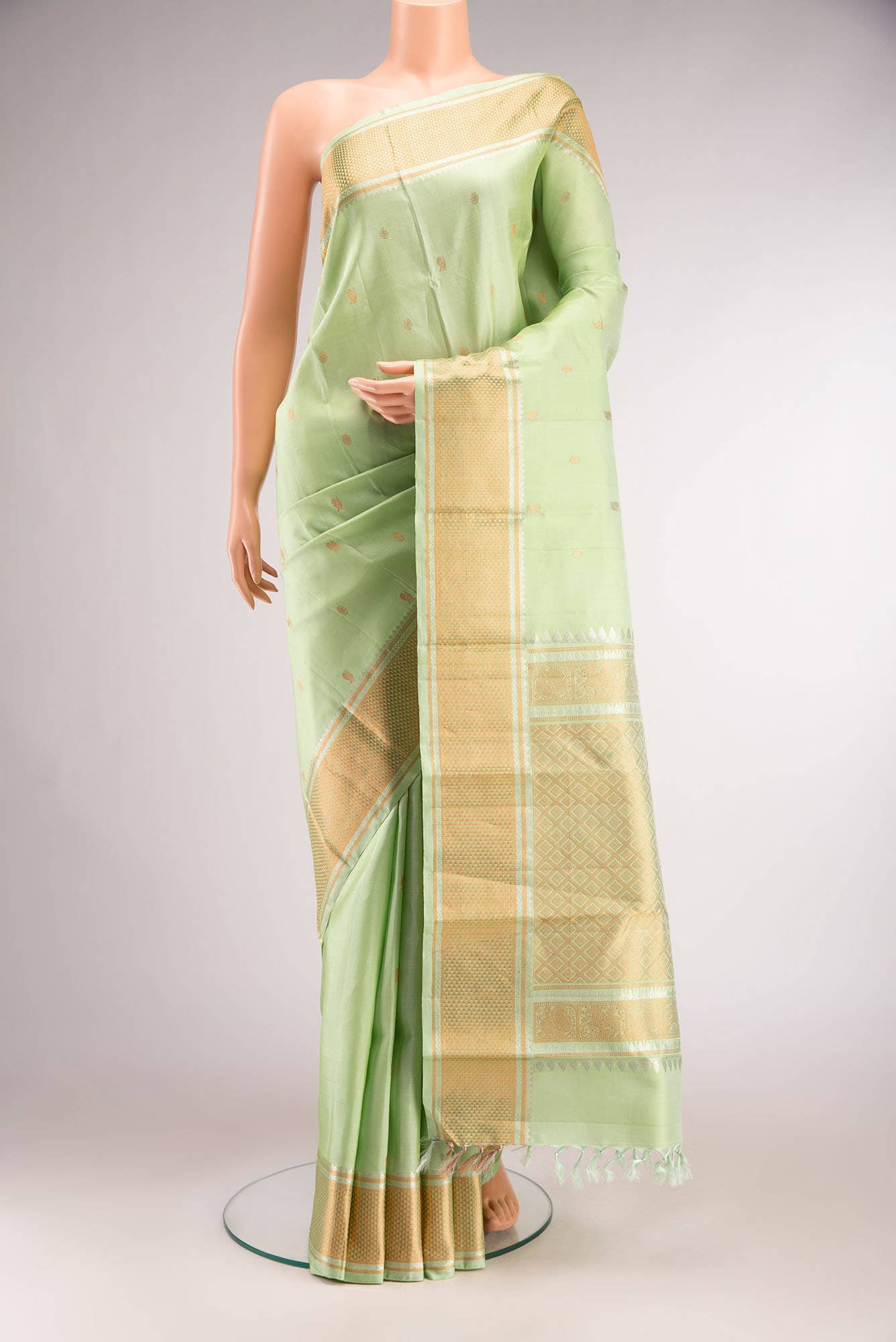 Green Kanchipuram Silk Saree