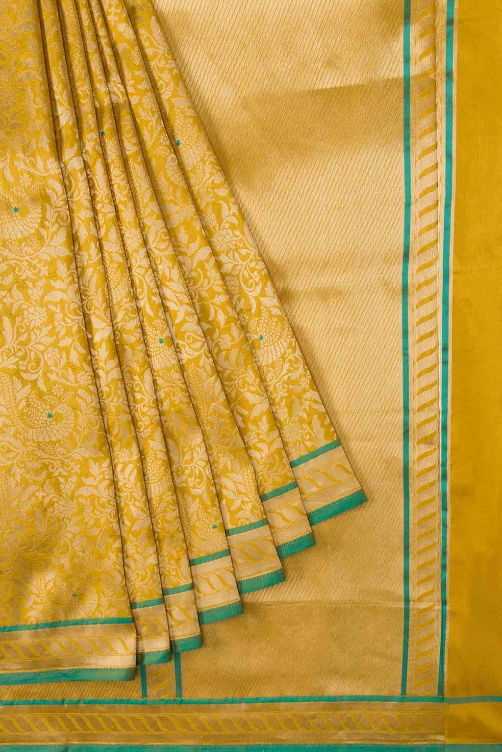 Ragini Yellow Banarasi Silk Saree