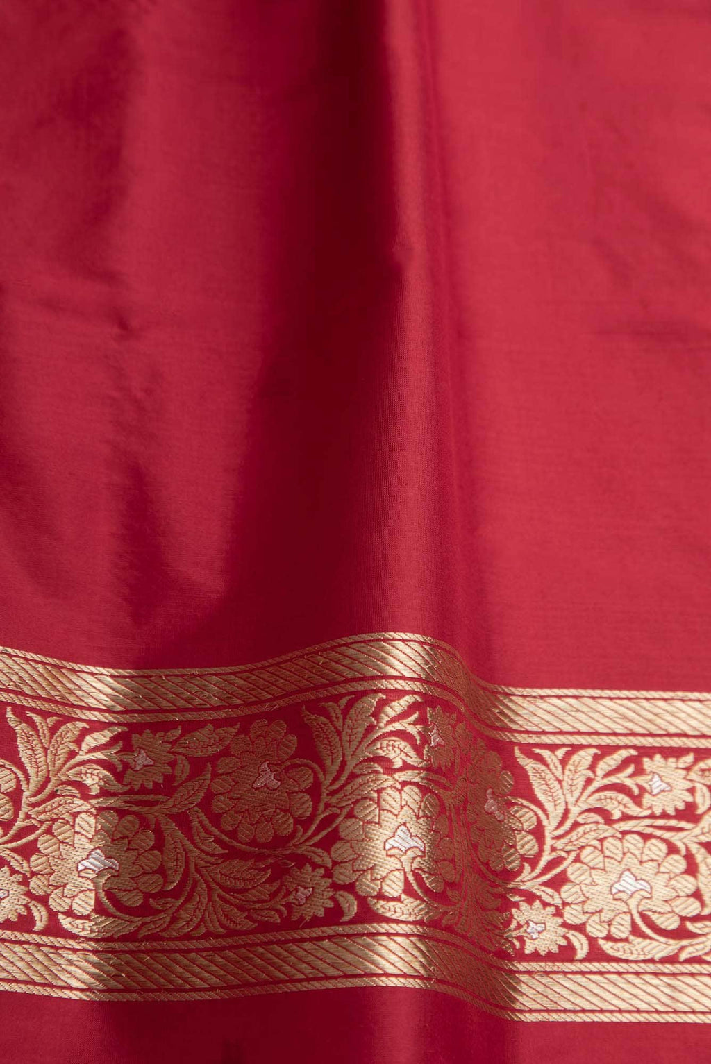 Heer Red Banarasi Silk Saree