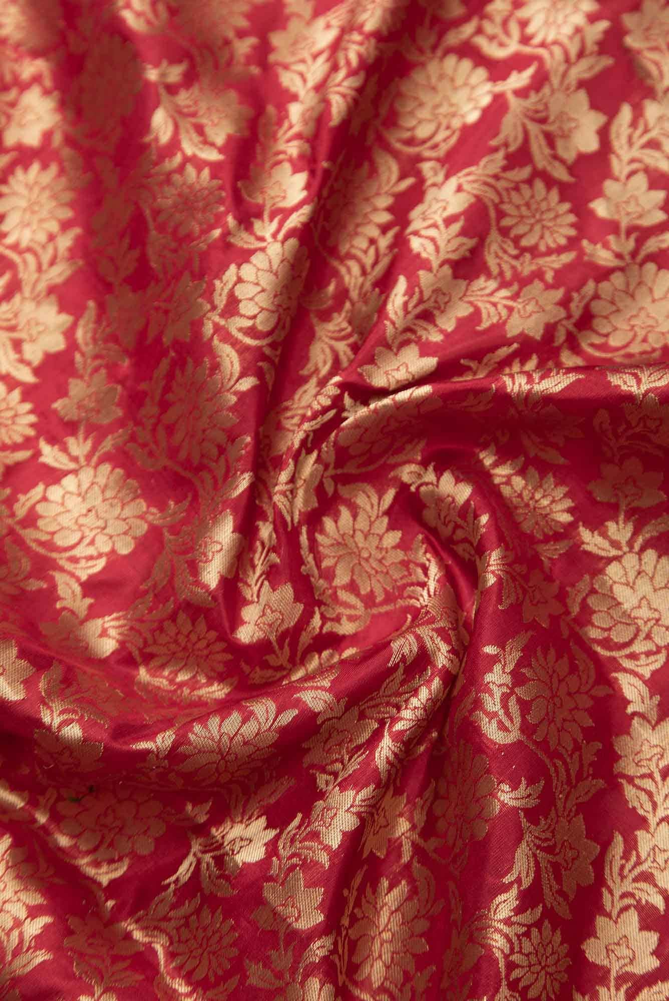 Heer Red Banarasi Silk Saree
