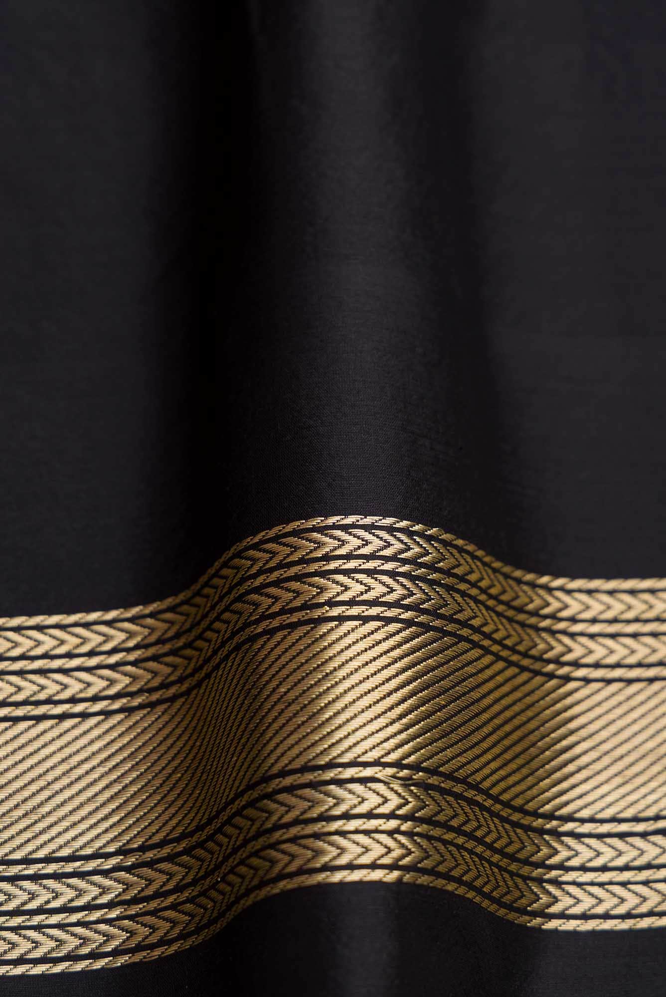 Mayuri Black Banarasi Silk Saree