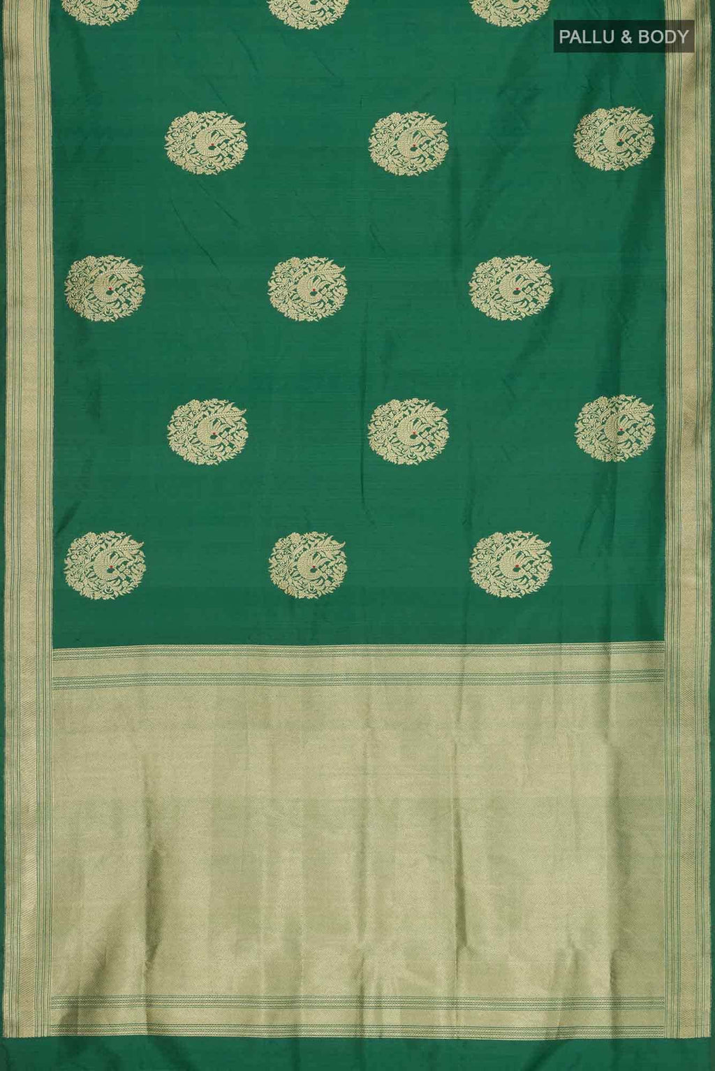 Green Banarasi Silk Saree