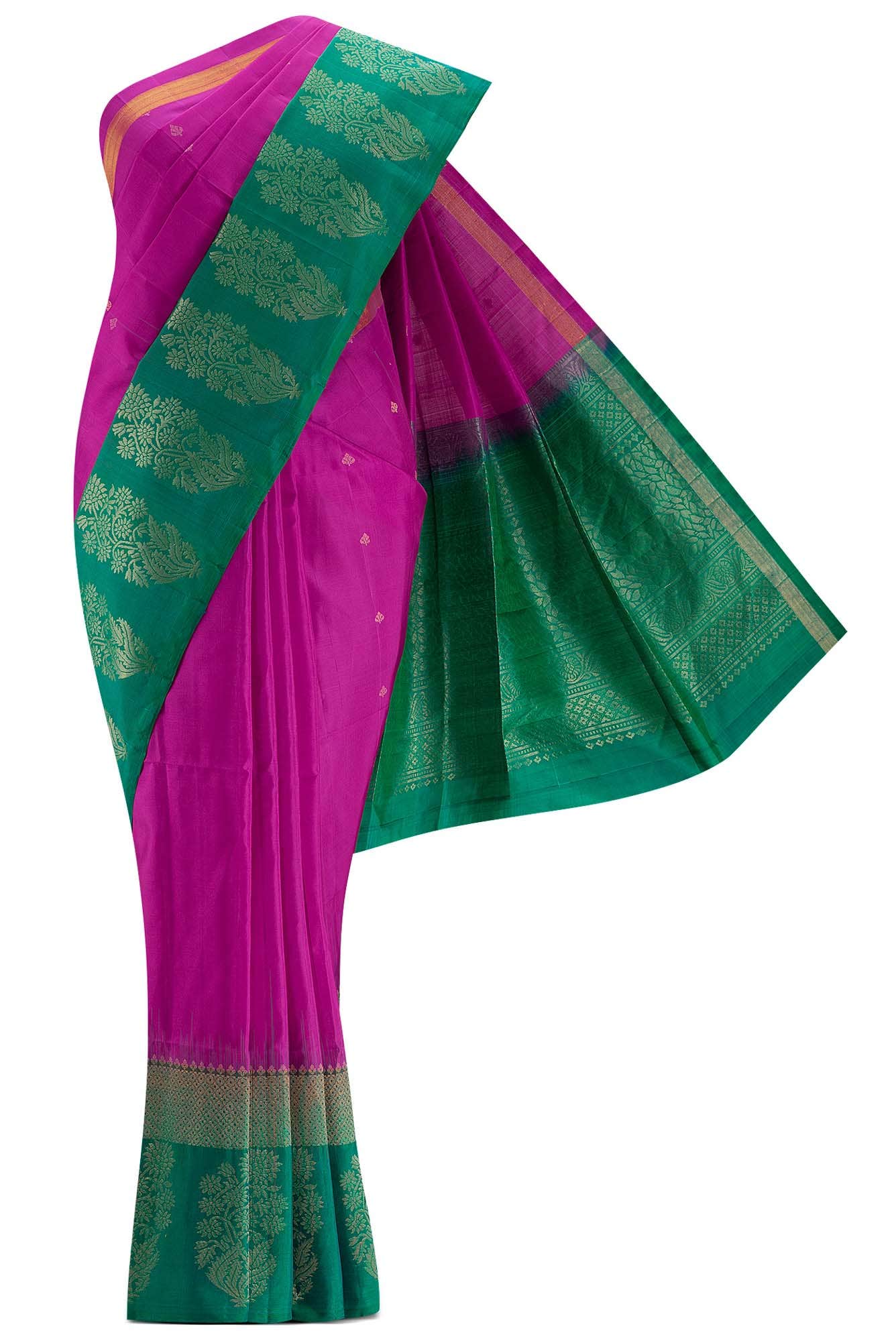 Magenta Soft Silk Saree