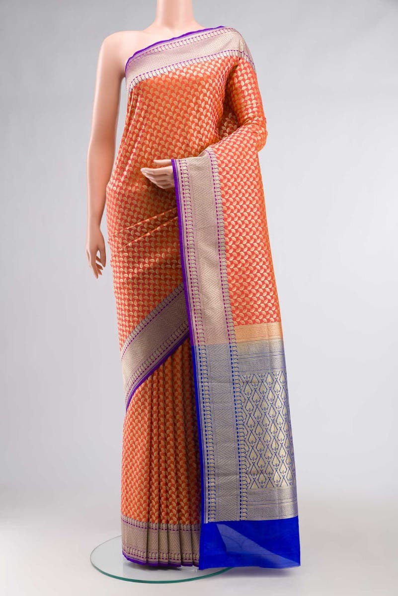 Pink Banarasi Art Silk Saree