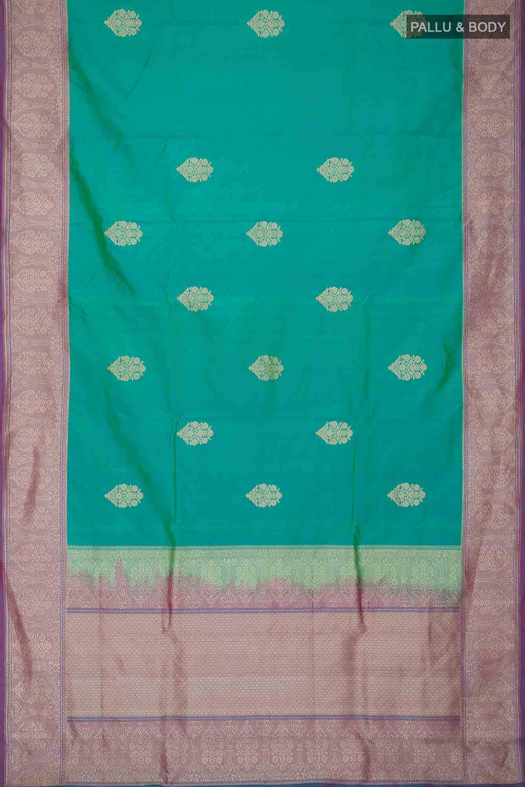 Green Blended Banarasi Saree