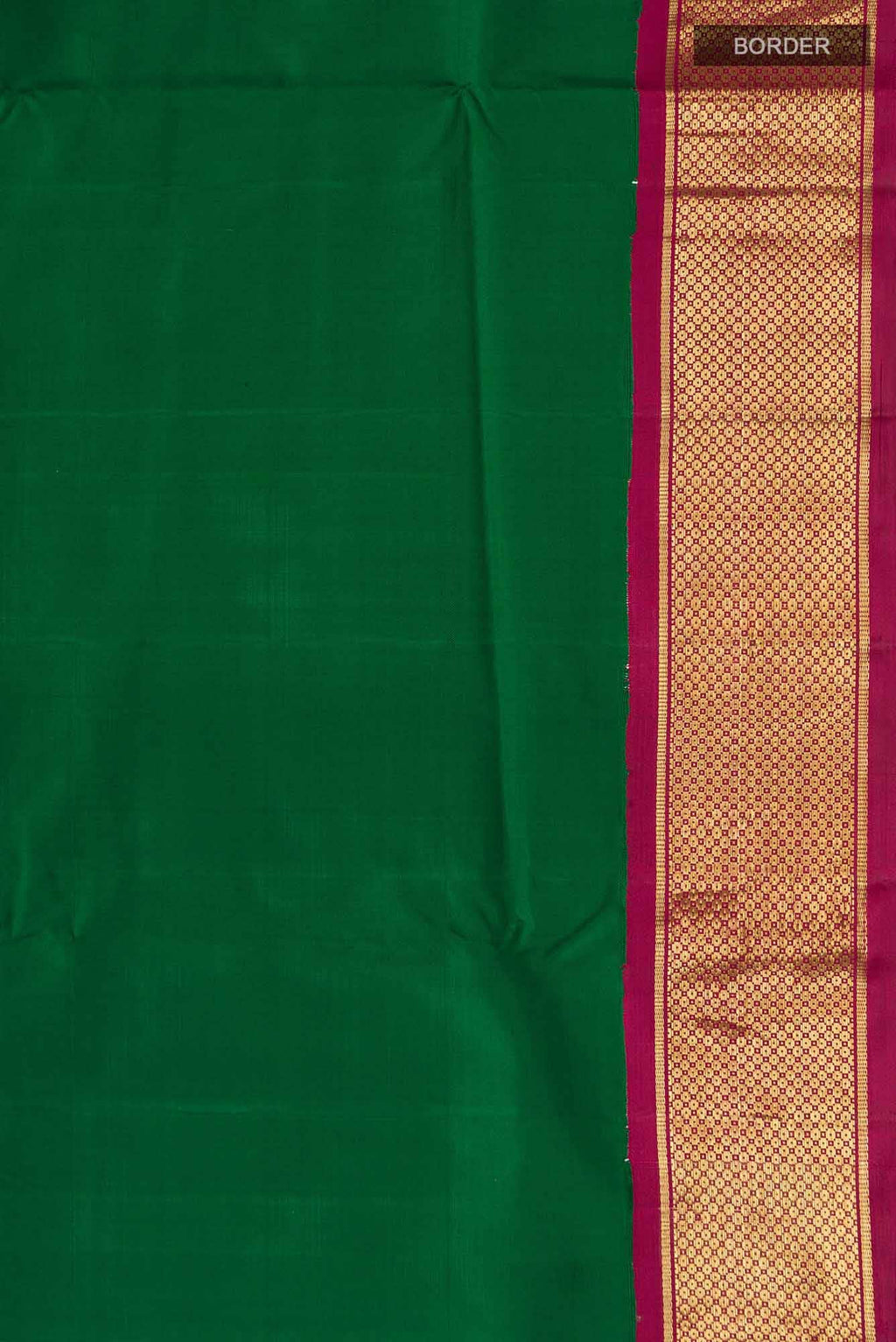 Green Kanchipuram Silk Nine Yards Saree