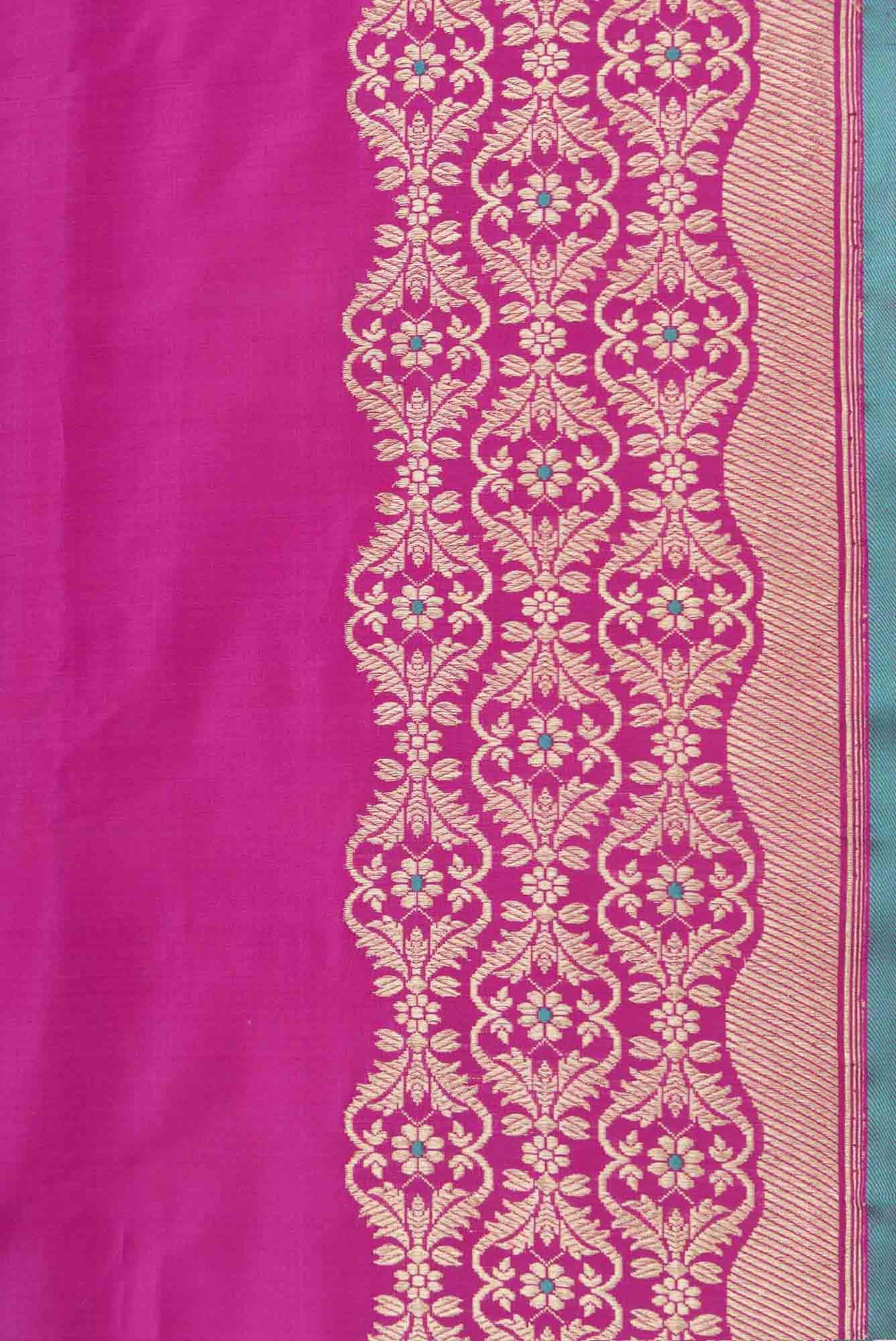 Suhasini Pink Banarasi Silk Saree