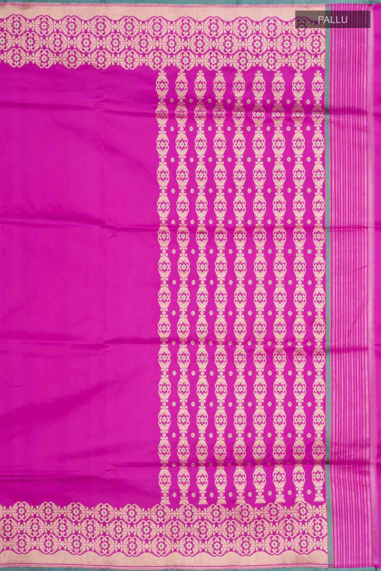 Suhasini-Magenta Banarasi Silk Saree