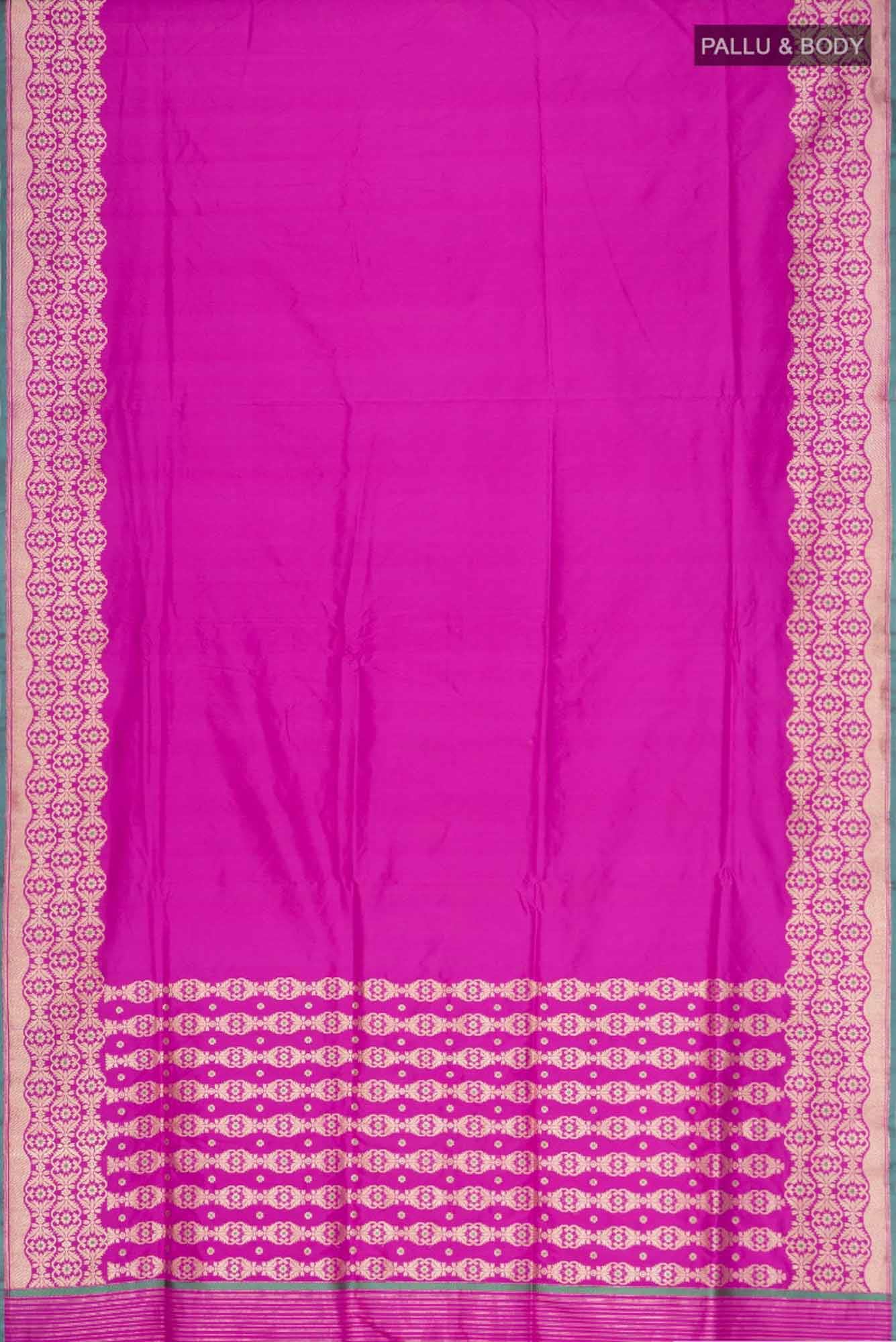 Suhasini-Magenta Banarasi Silk Saree