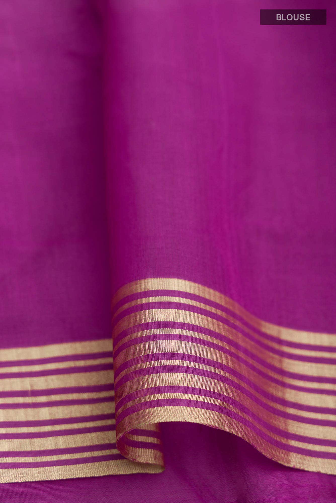 Navya  Light Magenta Chanderi Silk Cotton Saree