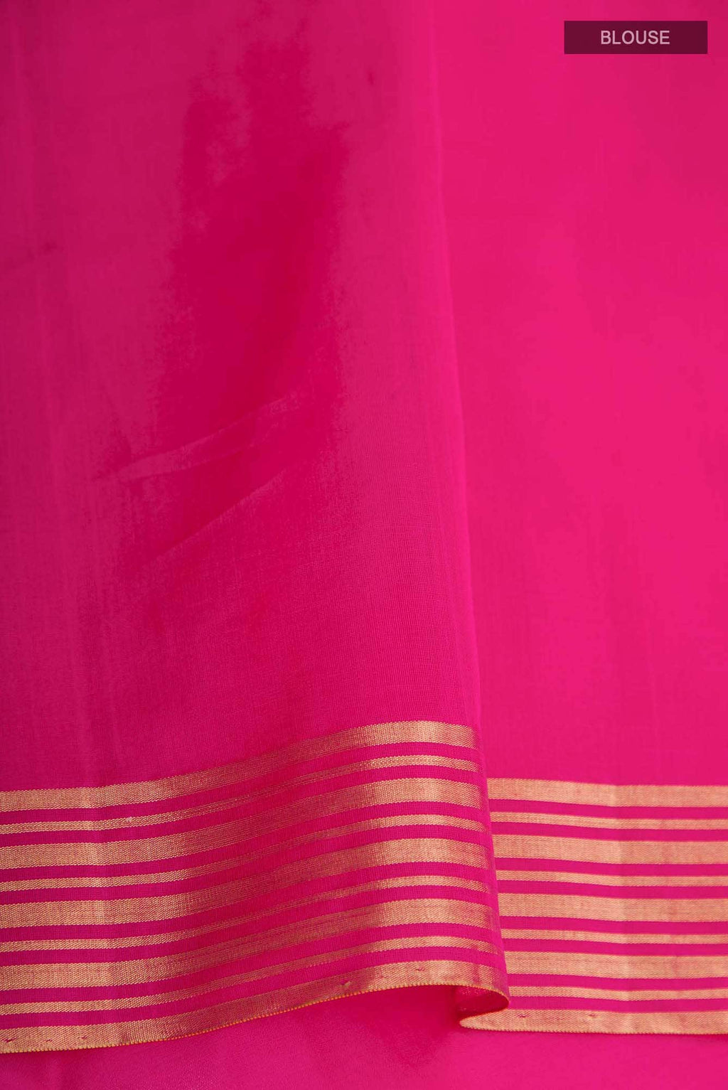 Navya  Rani Pink Chanderi Silk Cotton Saree