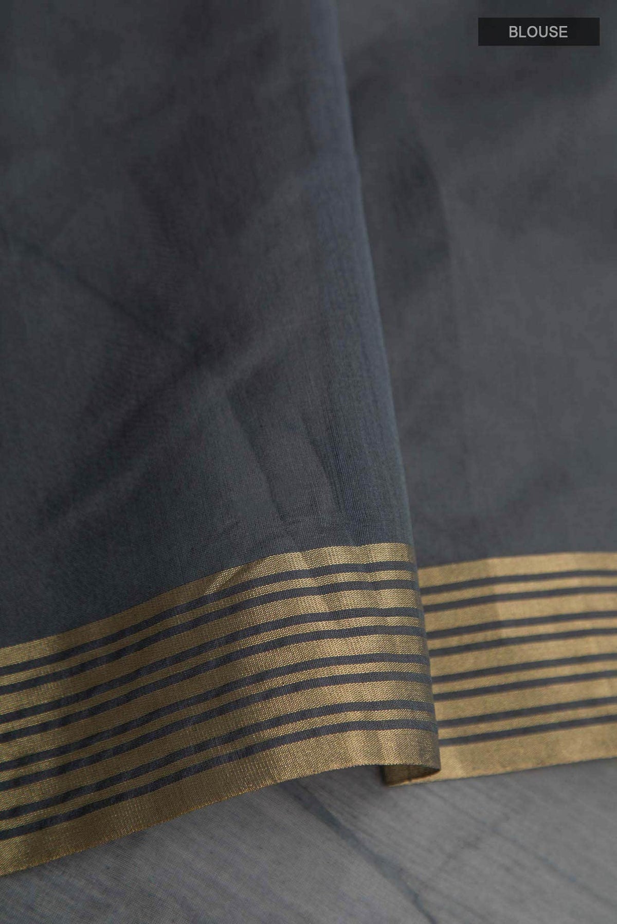 Navya Grey Chanderi Silk Cotton Saree