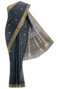 Navya Grey Chanderi Silk Cotton Saree