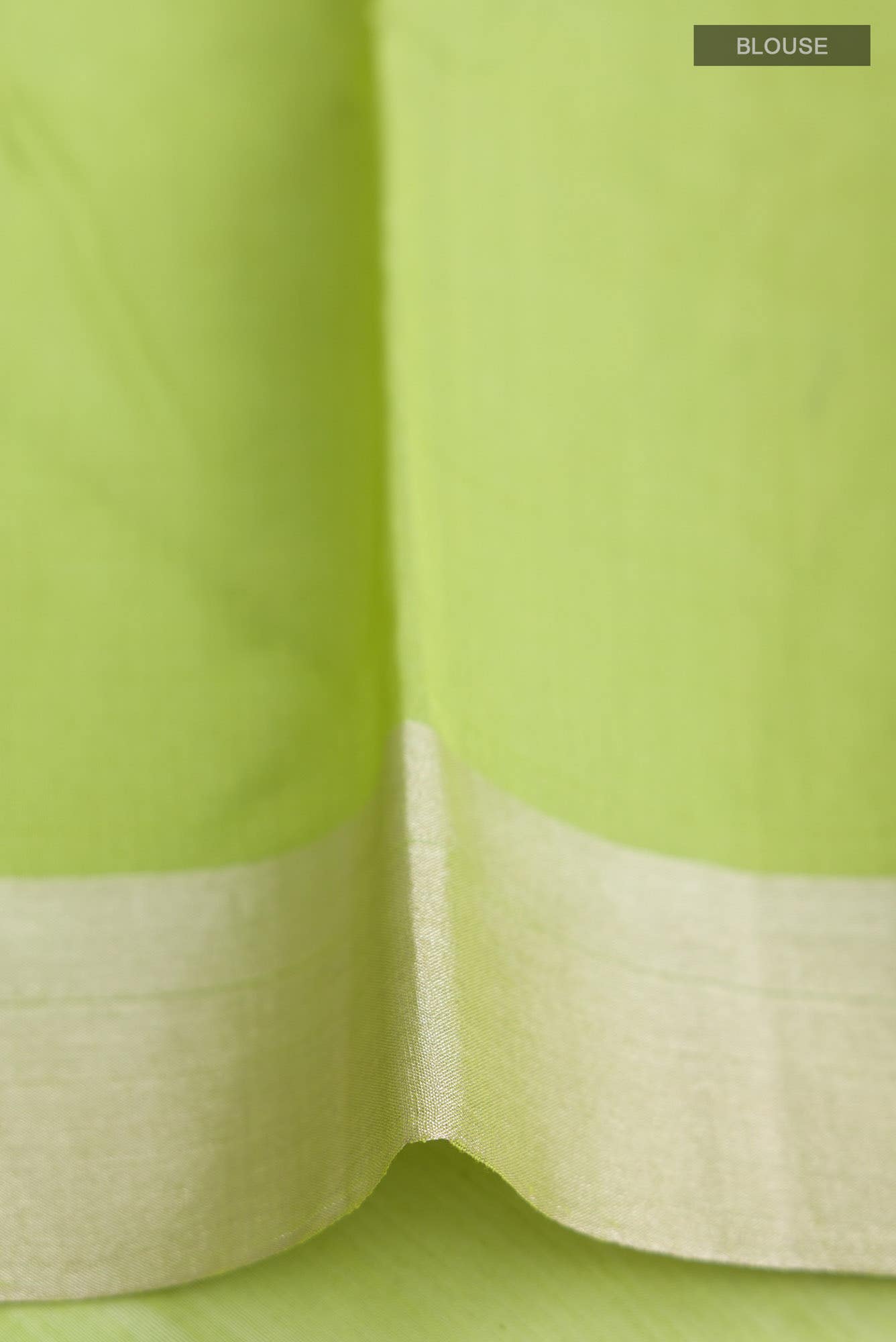 Navya  Green Chanderi Silk Cotton Saree