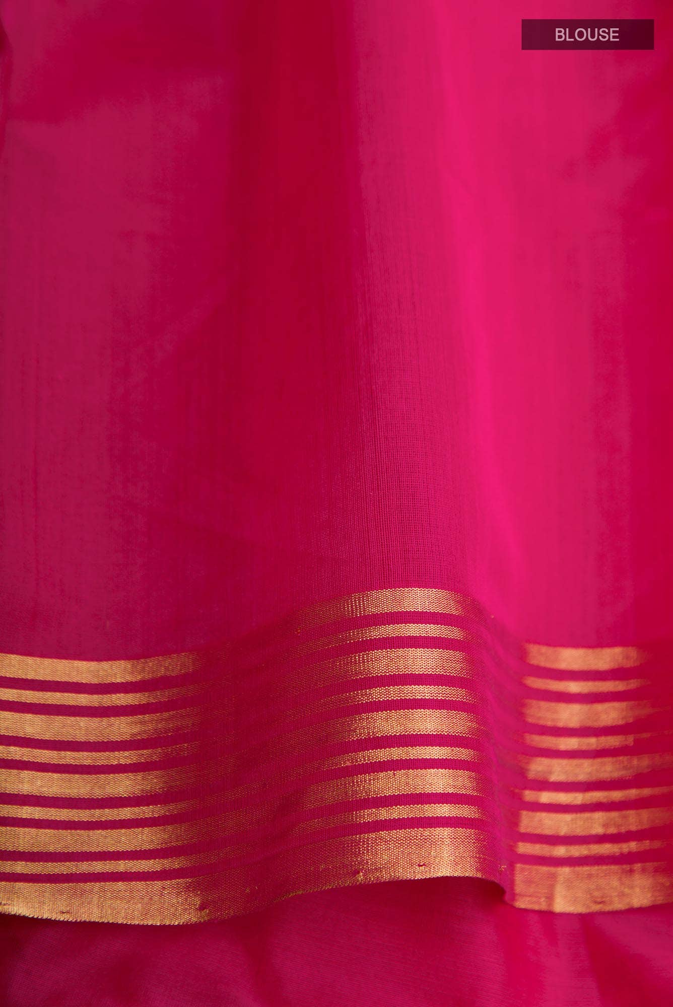Navya  Pink Chanderi Silk Cotton Saree