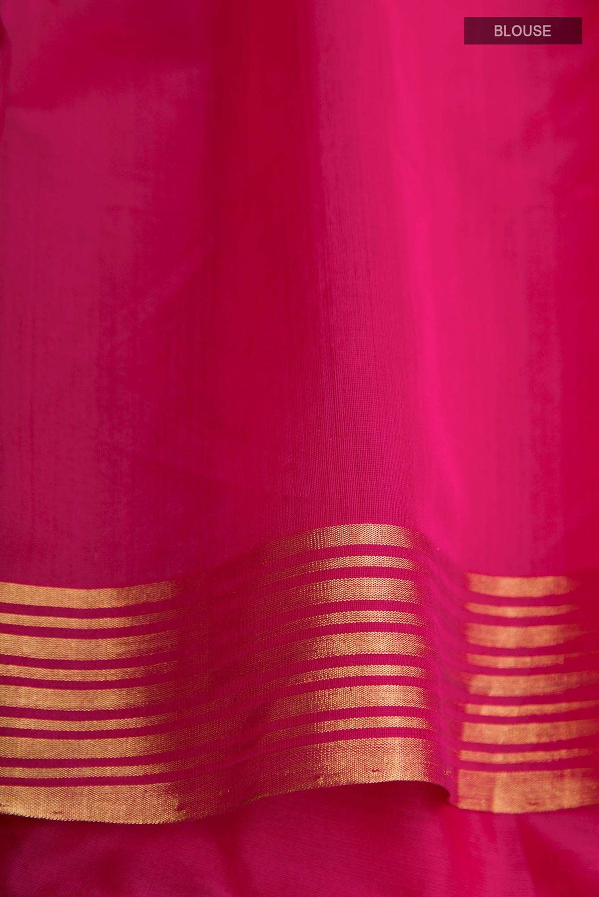 Navya  Pink Chanderi Silk Cotton Saree