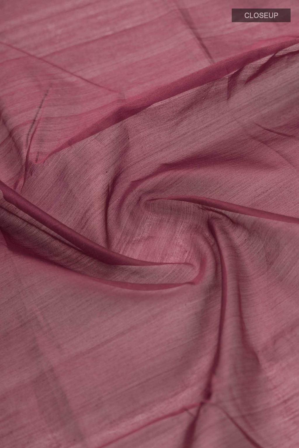 Navya  Maroon Chanderi Silk Cotton Saree