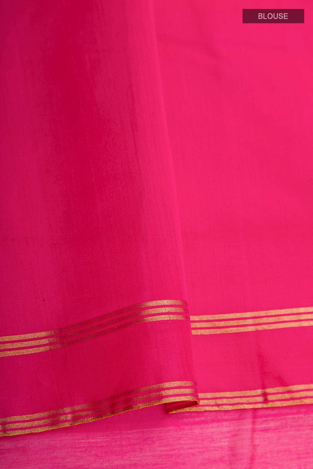 Navya  Pink Chanderi Silk Cotton Saree