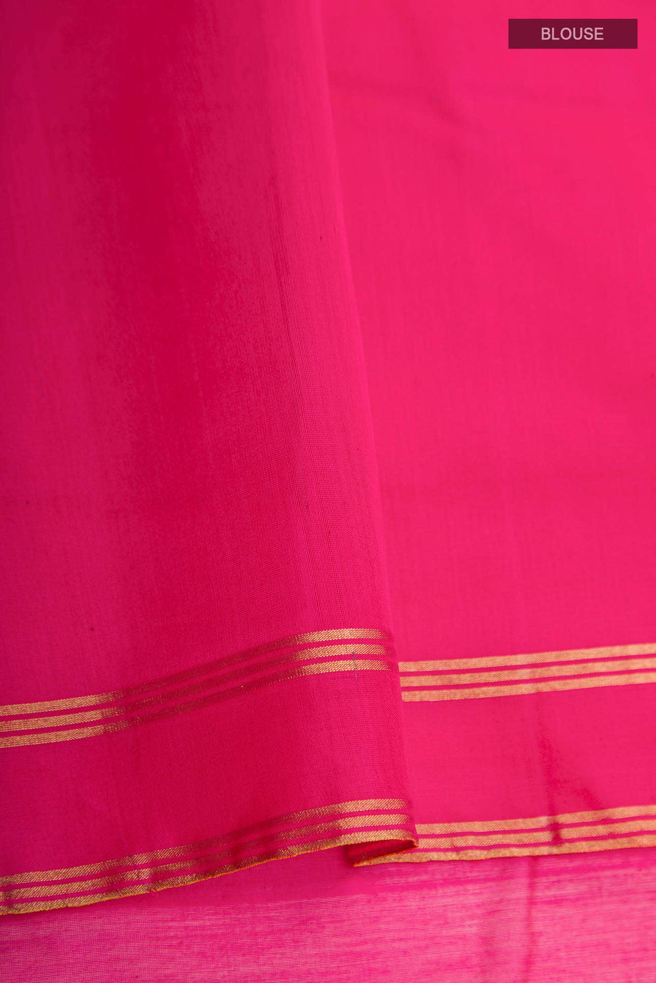Navya  Pink Chanderi Silk Cotton Saree