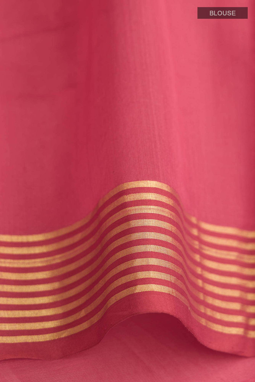 Navya  Coral Chanderi Silk Cotton Saree