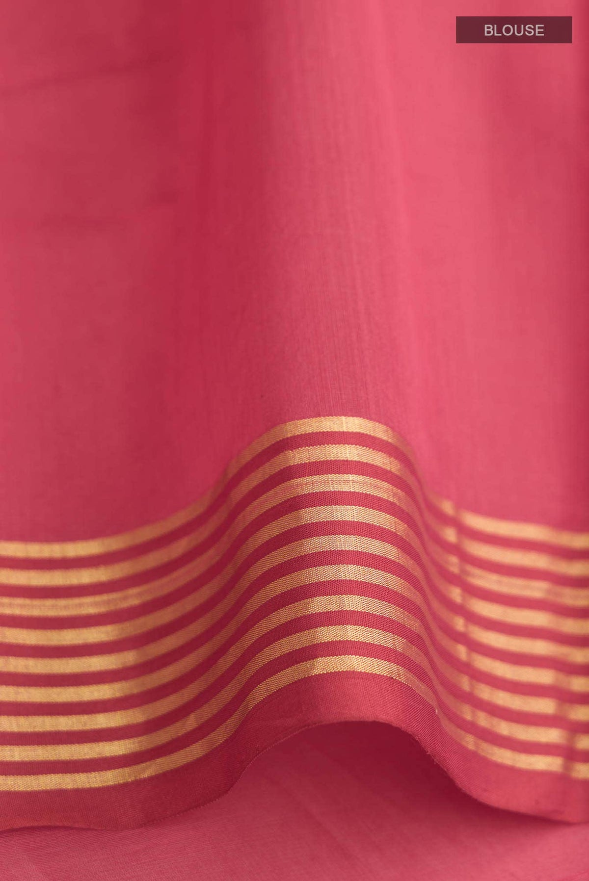 Navya  Coral Chanderi Silk Cotton Saree