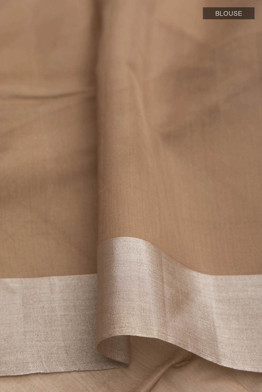 Navya Brown Chanderi Silk Cotton Saree