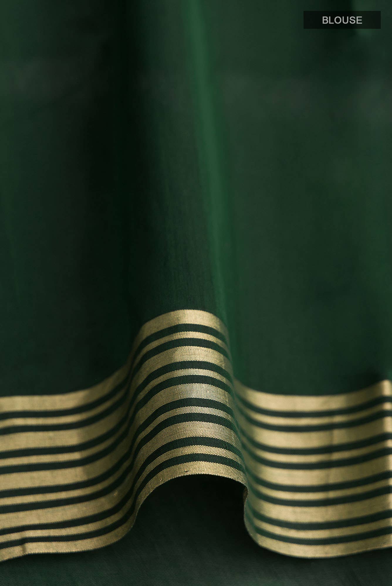 Navya Green Chanderi Silk Cotton Saree