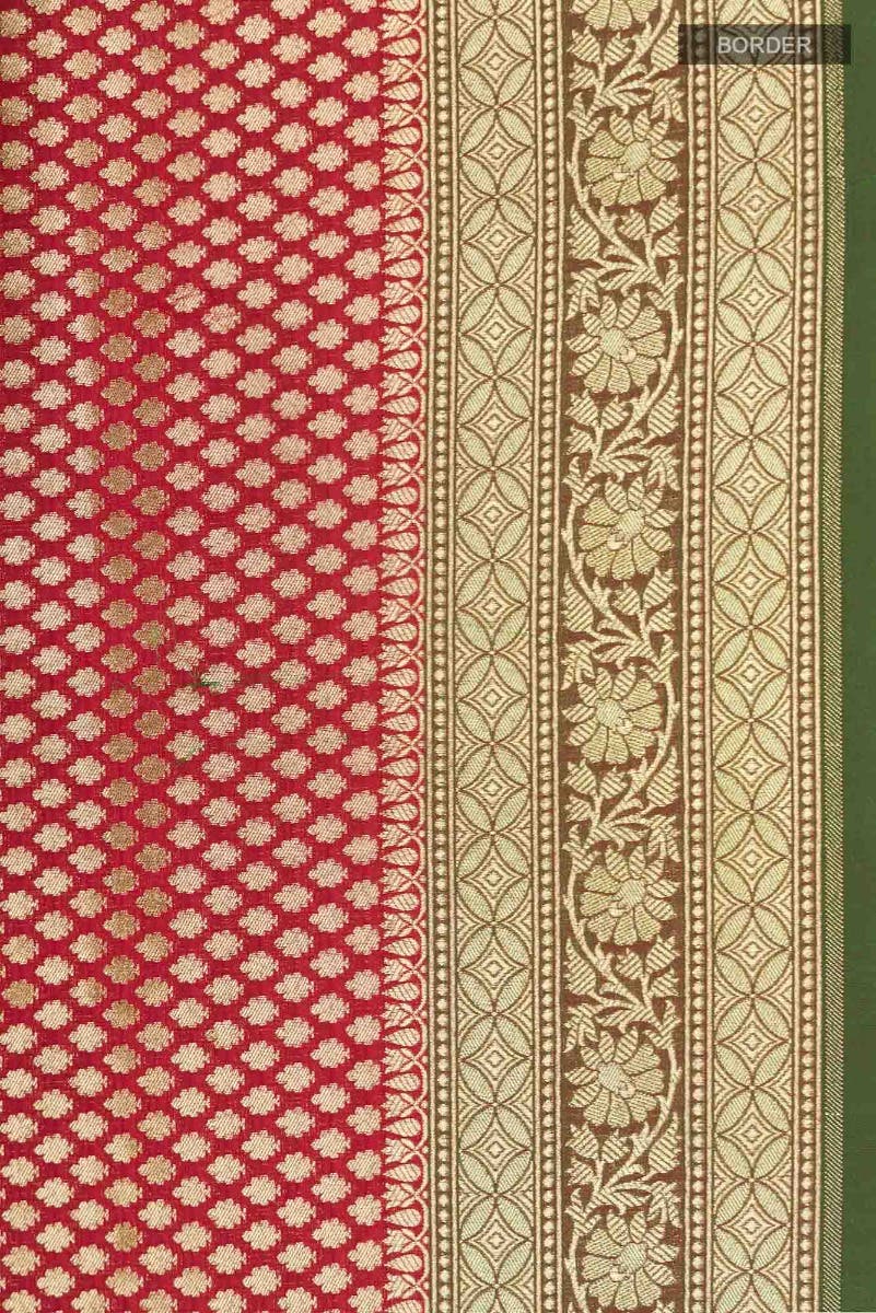 Maroon Banarasi  Saree