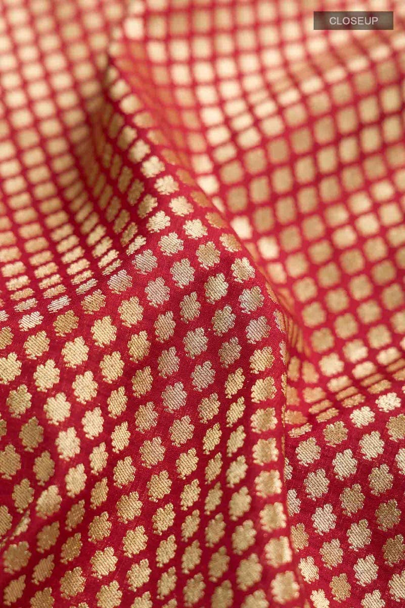 Maroon Banarasi  Saree