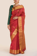 Antarang - Red Kanchipuram Silk Saree from Saundarya Collection