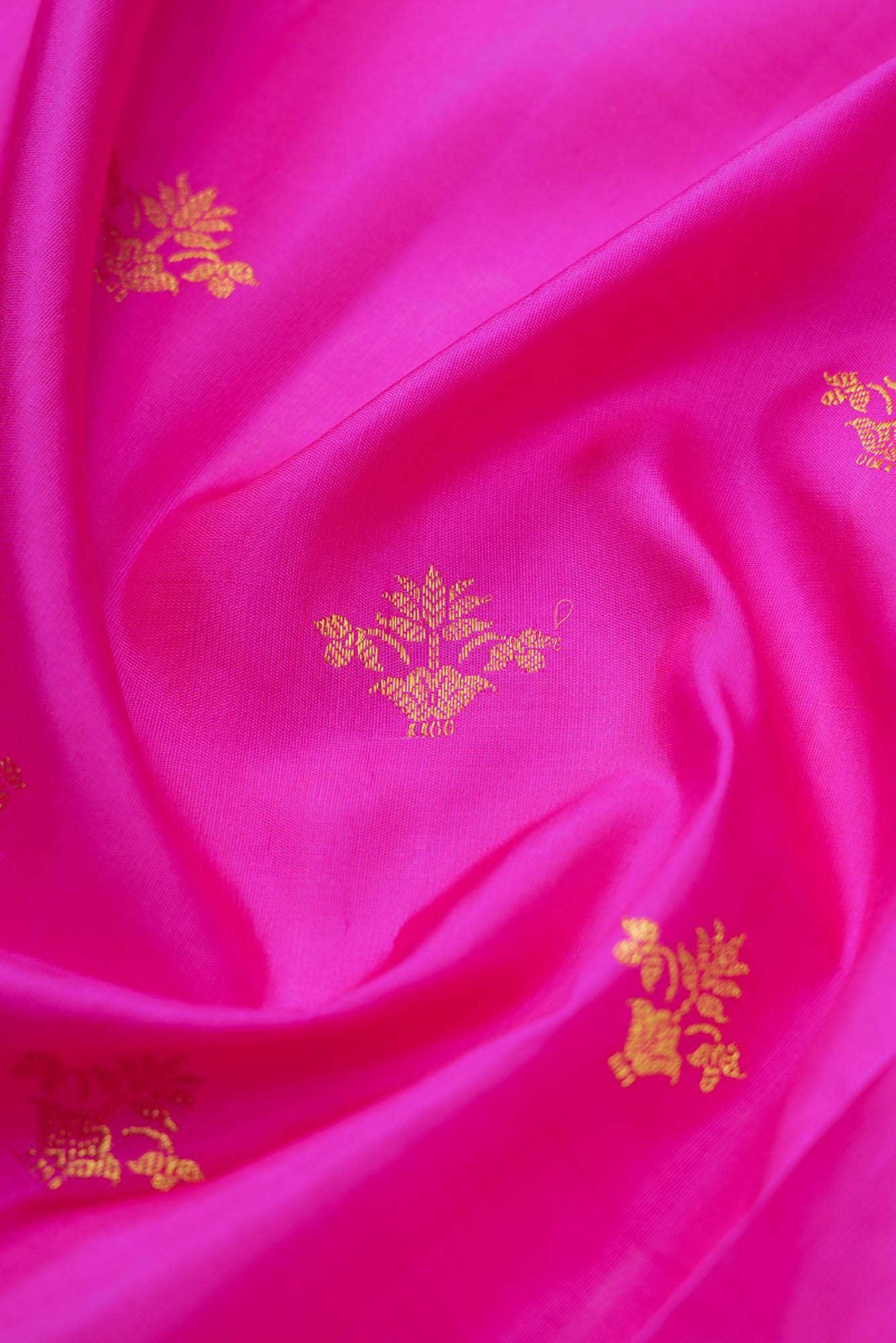 Pushpanjali-Pink Kanchipuram Silk Saree