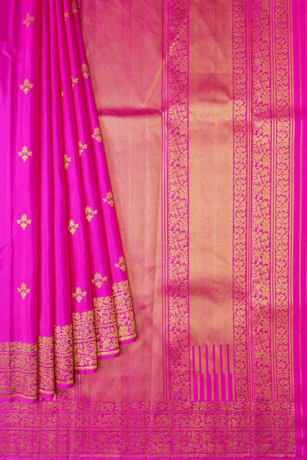 Pushpanjali-Pink Kanchipuram Silk Saree