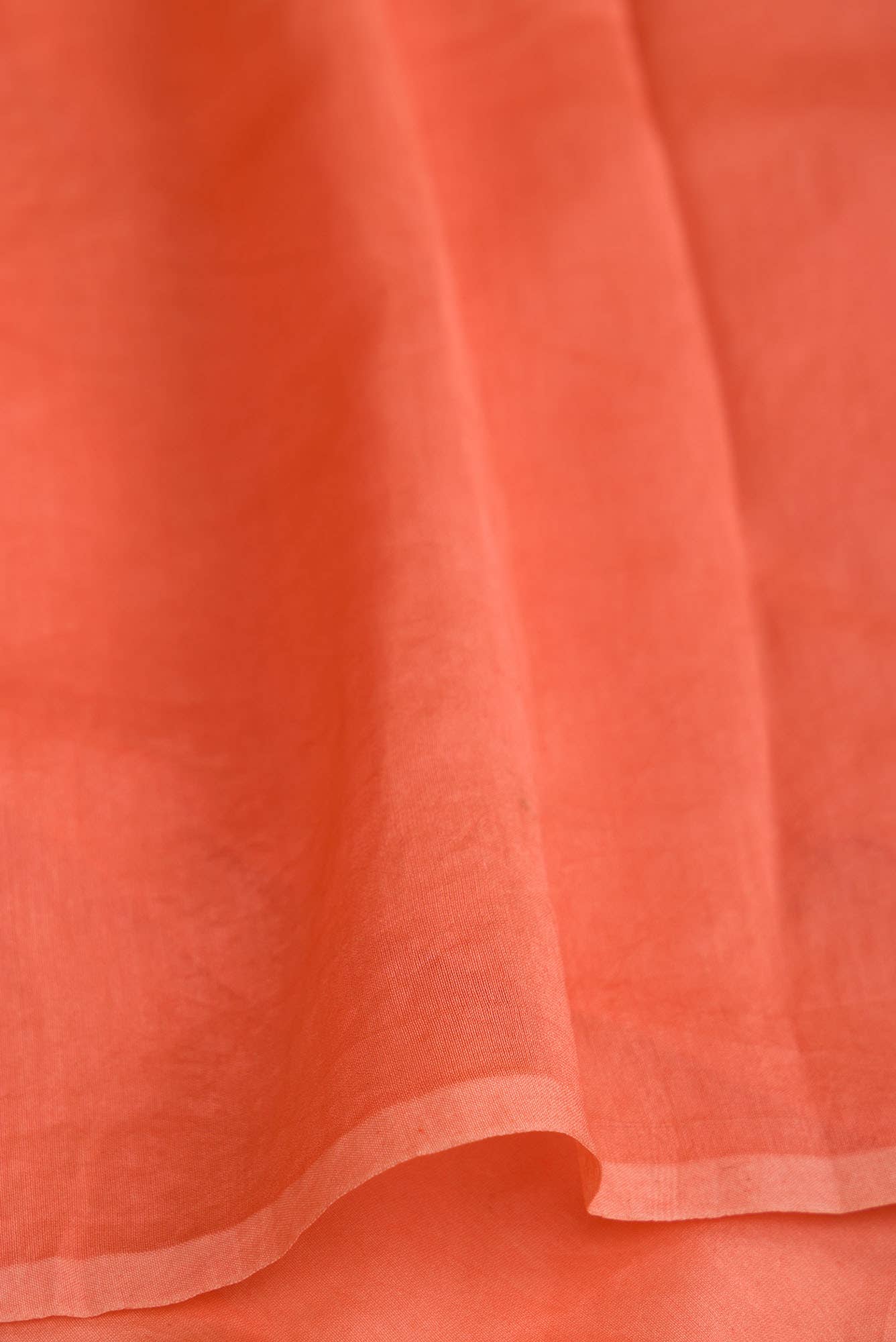 Peonia Orange floral design saree from Embroidered Romance Collection by Nalli