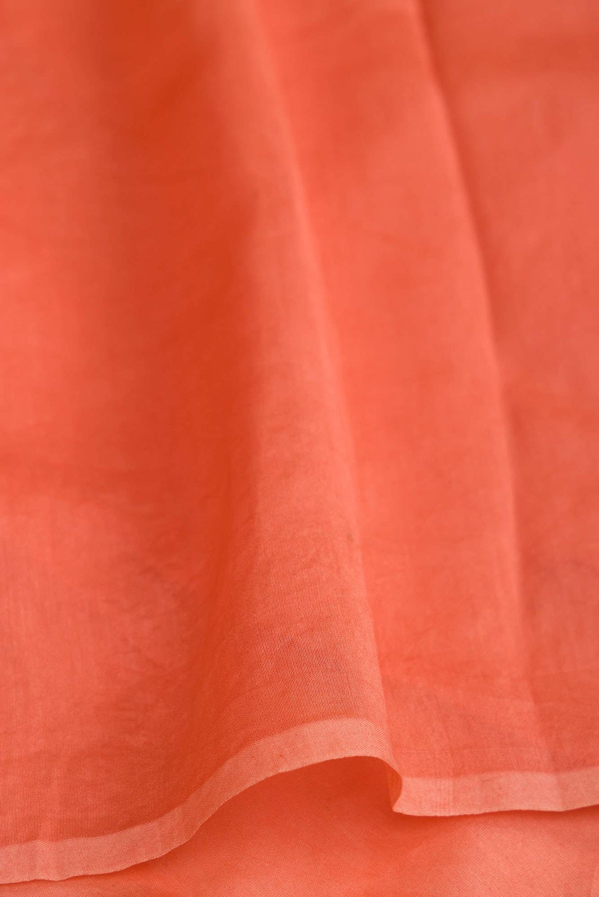 Peonia Orange floral design saree from Embroidered Romance Collection by Nalli