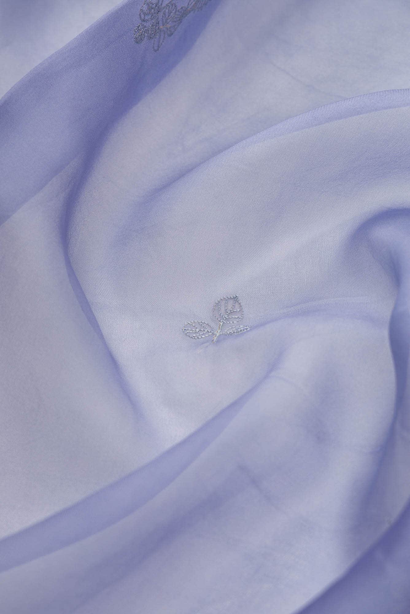 Day dreams Lilac  floral design saree from Embroidered Romance Collection by Nalli
