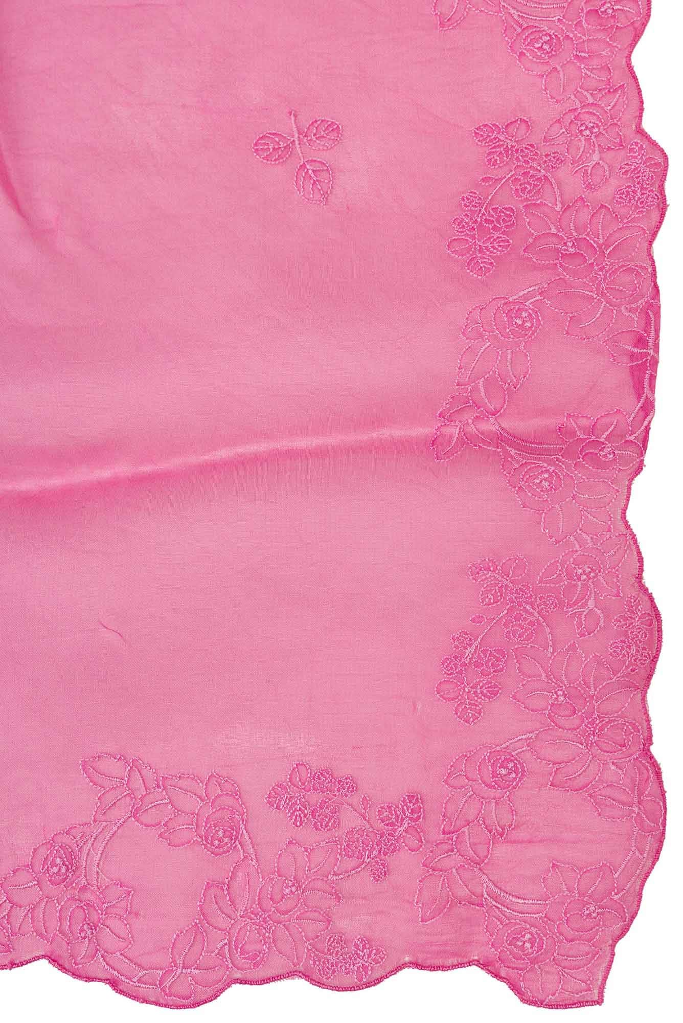 Day dreams Pink  floral design saree from Embroidered Romance Collection by Nalli
