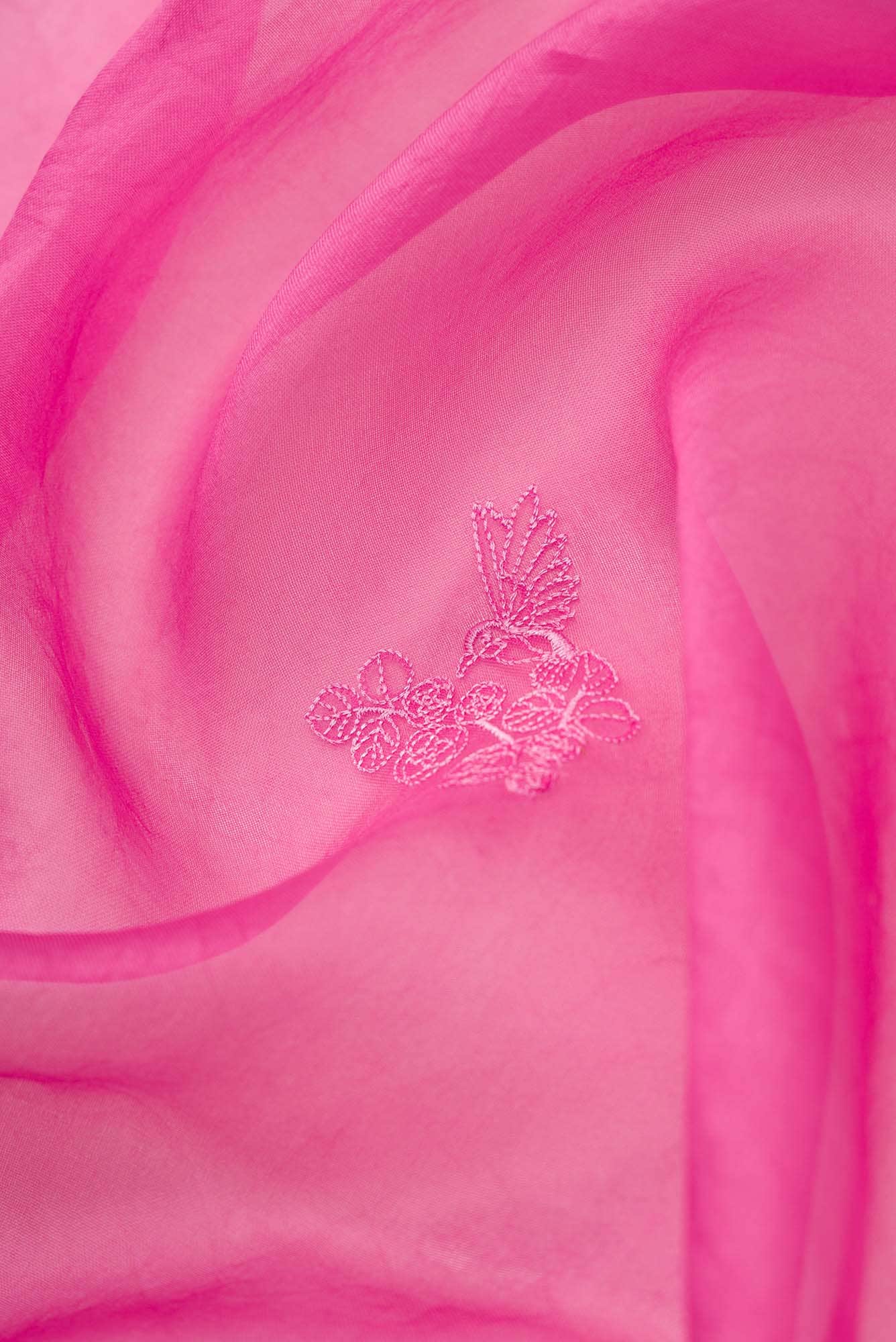 Day dreams Pink  floral design saree from Embroidered Romance Collection by Nalli