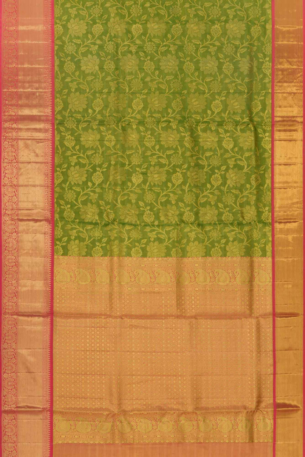 Green Kanchipuram Silk Saree