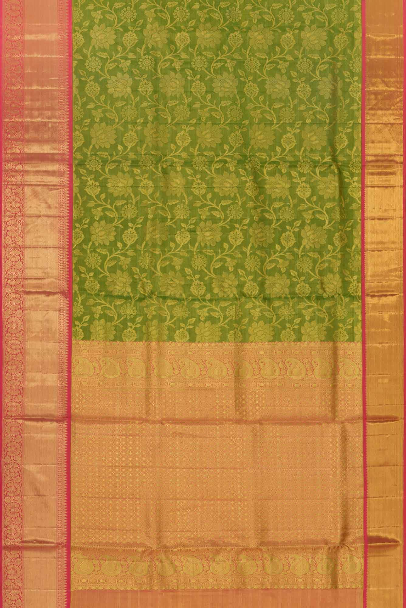 Green Kanchipuram Silk Saree