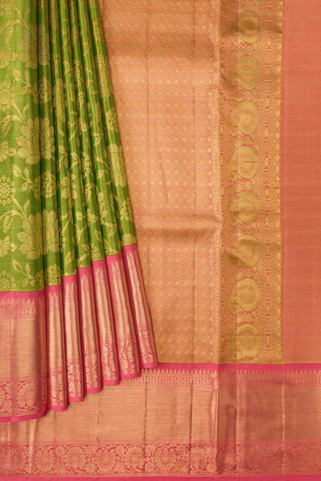 Green Kanchipuram Silk Saree