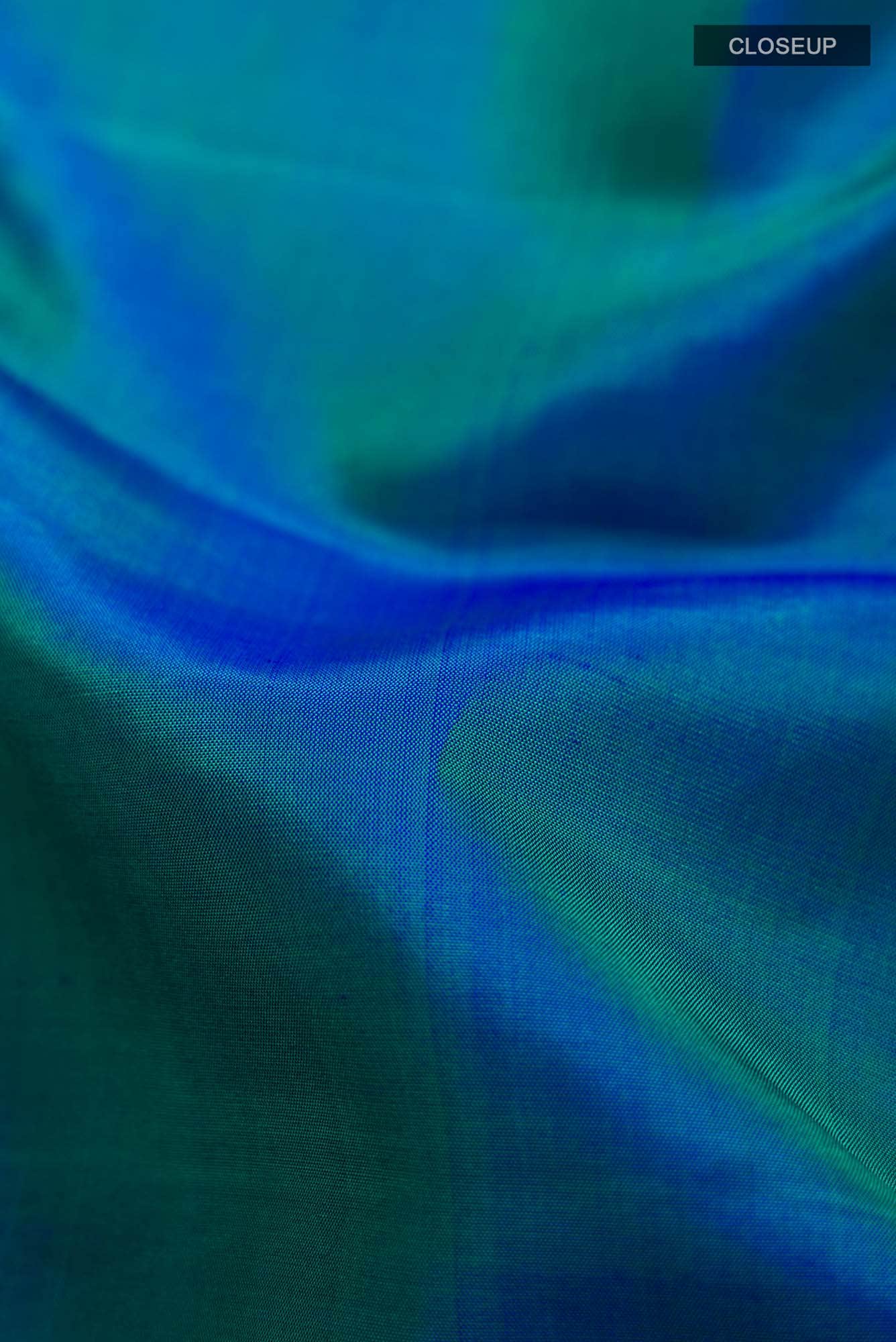 Blue Kanchipuram Silk Saree