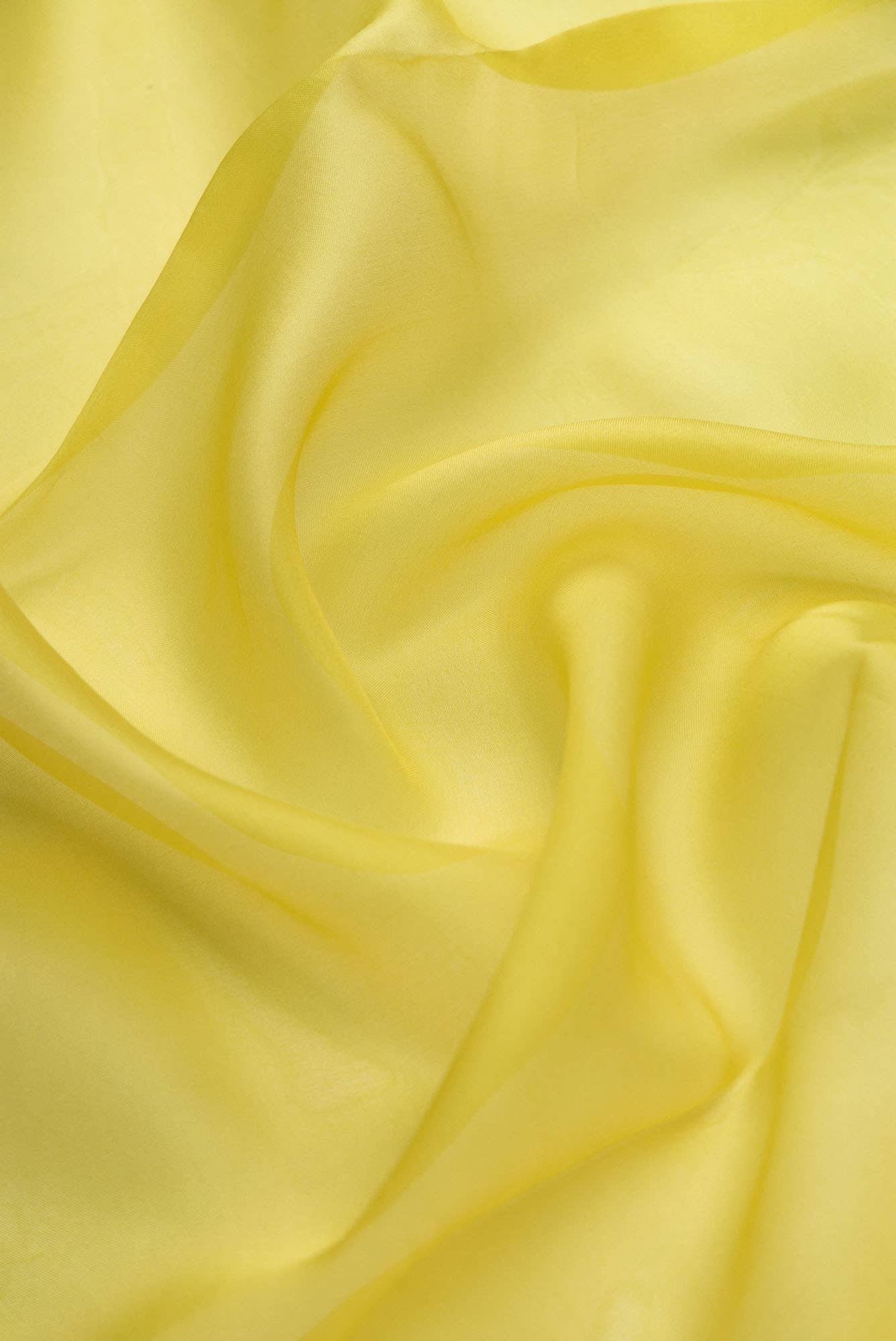 Forget-me-not Yellow floral design saree from Embroidered Romance Collection by Nalli