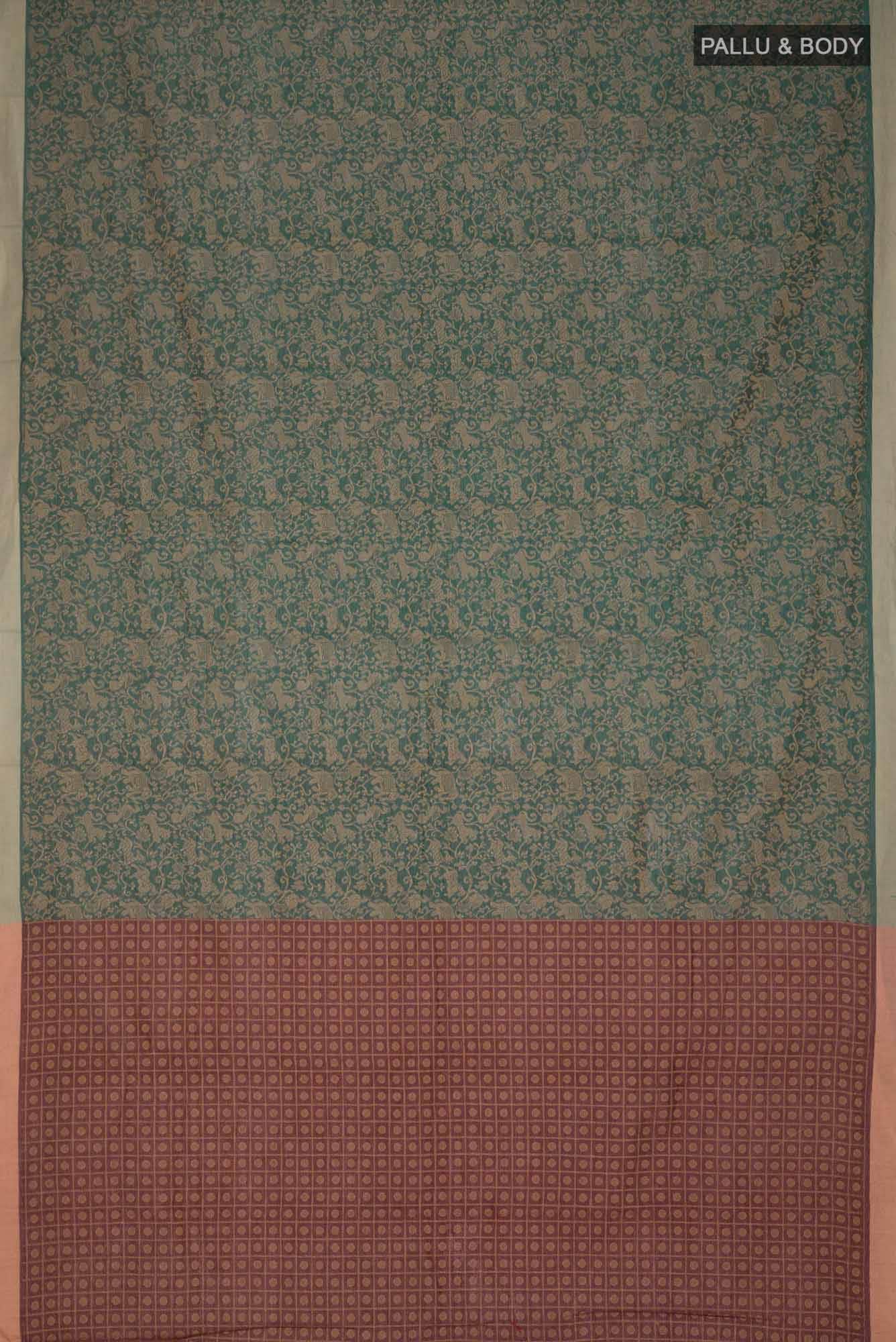 Green Chettinad Cotton Saree