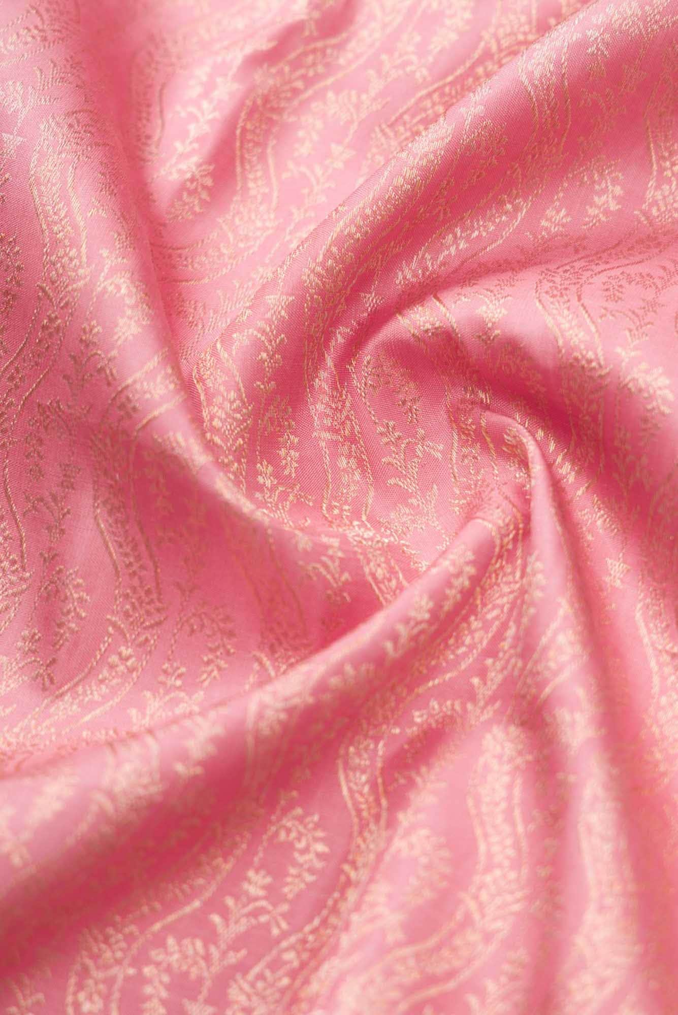 Ballari-Peach Kanchipuram Silk Saree