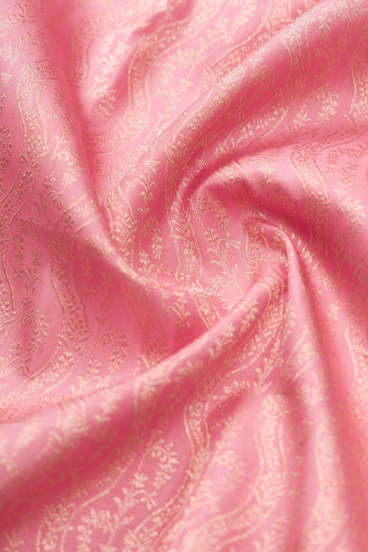 Ballari-Peach Kanchipuram Silk Saree