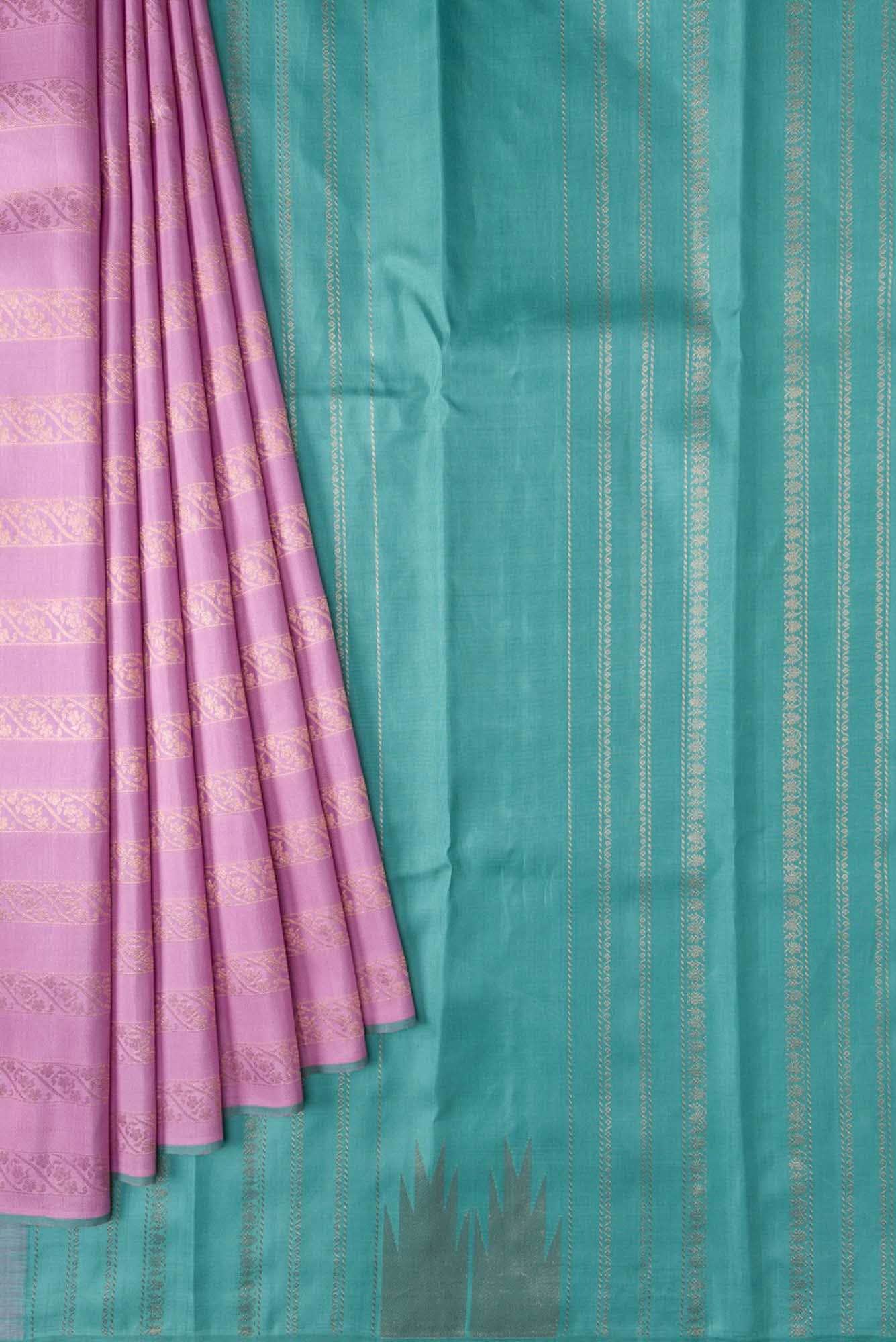 Nayantara-Pink Kanchipuram Silk Saree