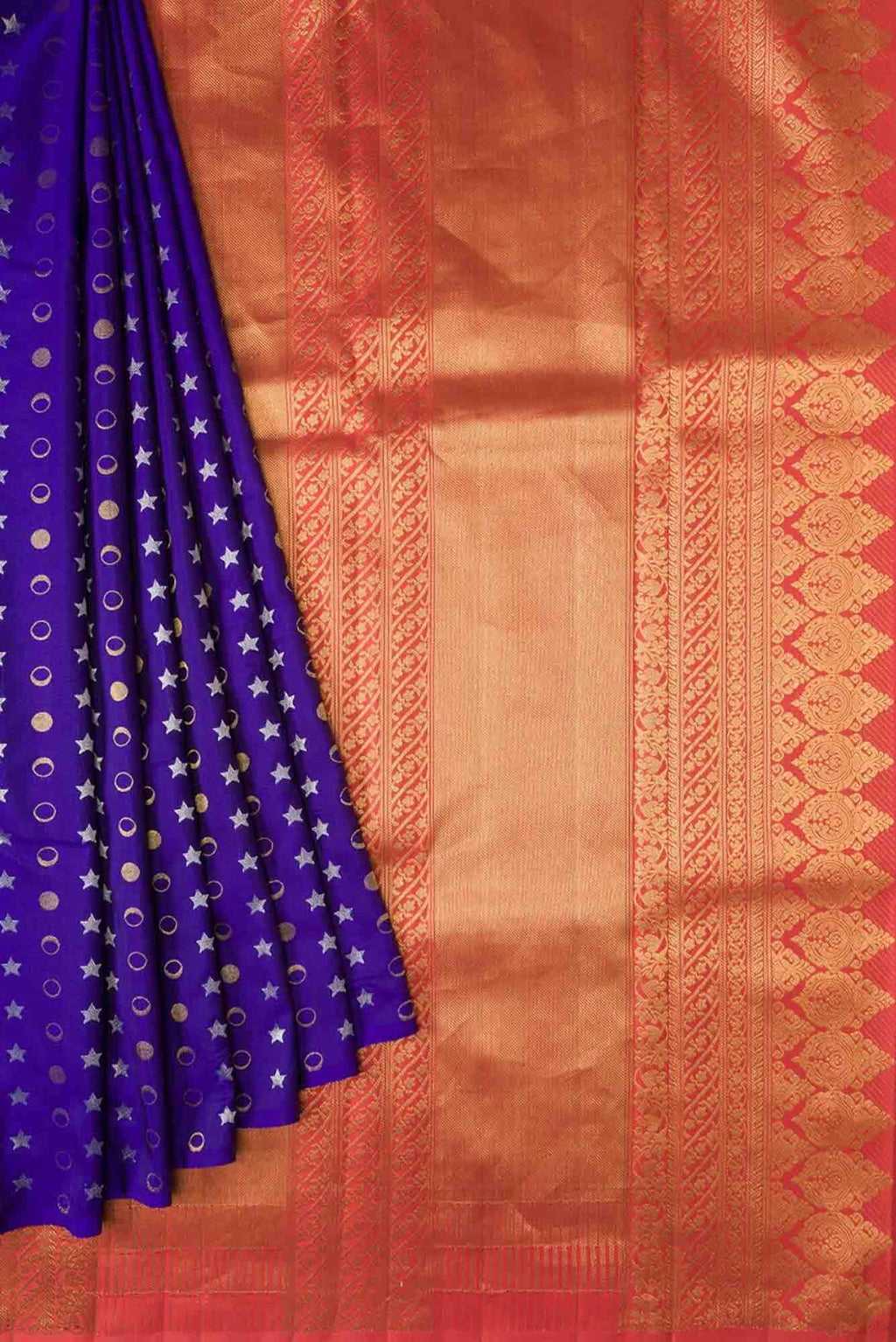 Dakshinayana-Blue Kanchipuram Silk Saree